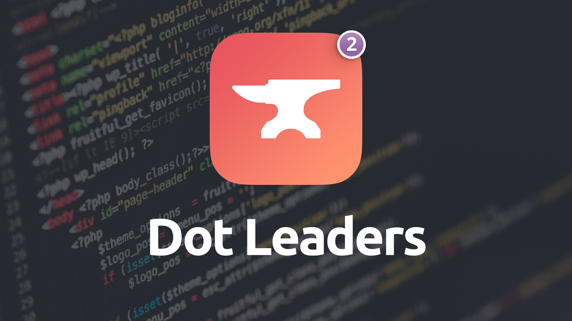 Using the Dot Leaders Stack